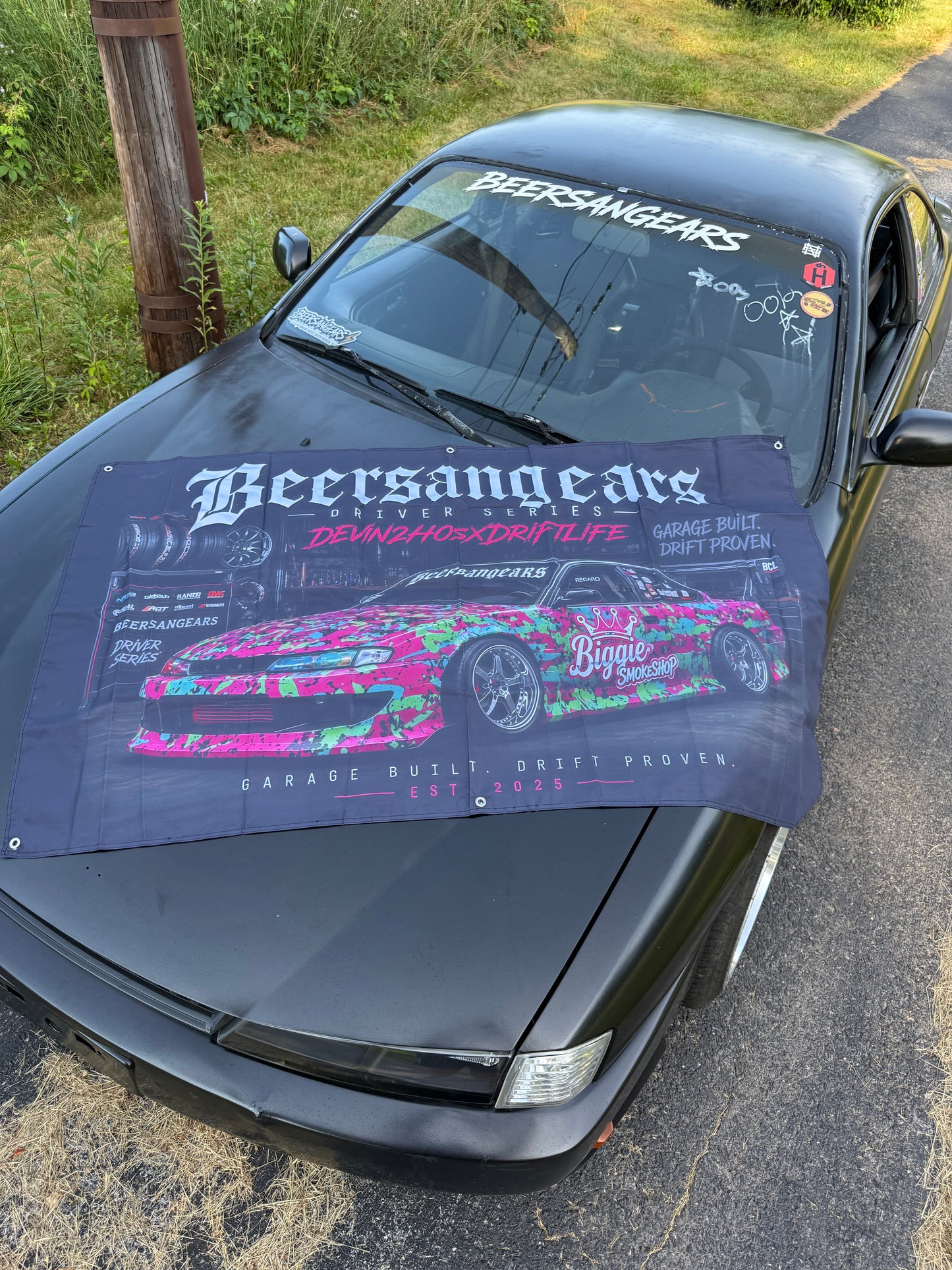 Beersangears Devin driver series garage flag
