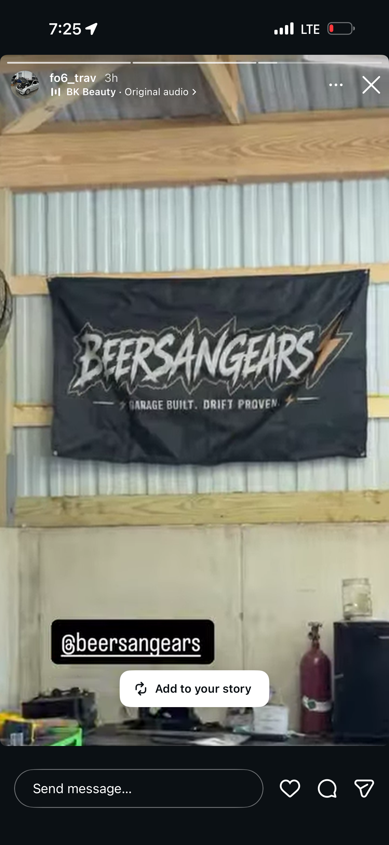 BEERSANGEARS Garage Banner – 3’ x 5’