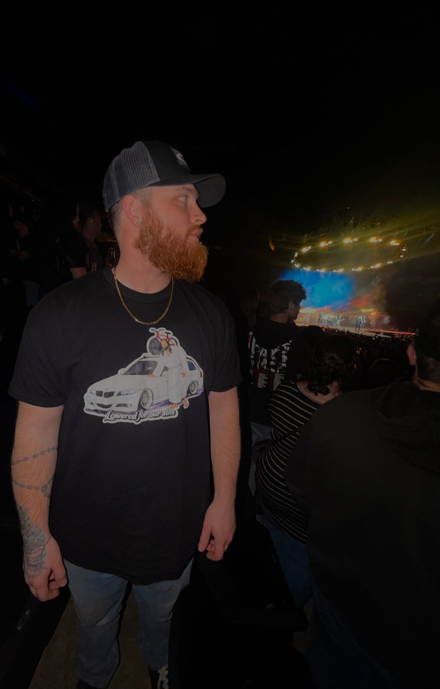 Lowered for our sins