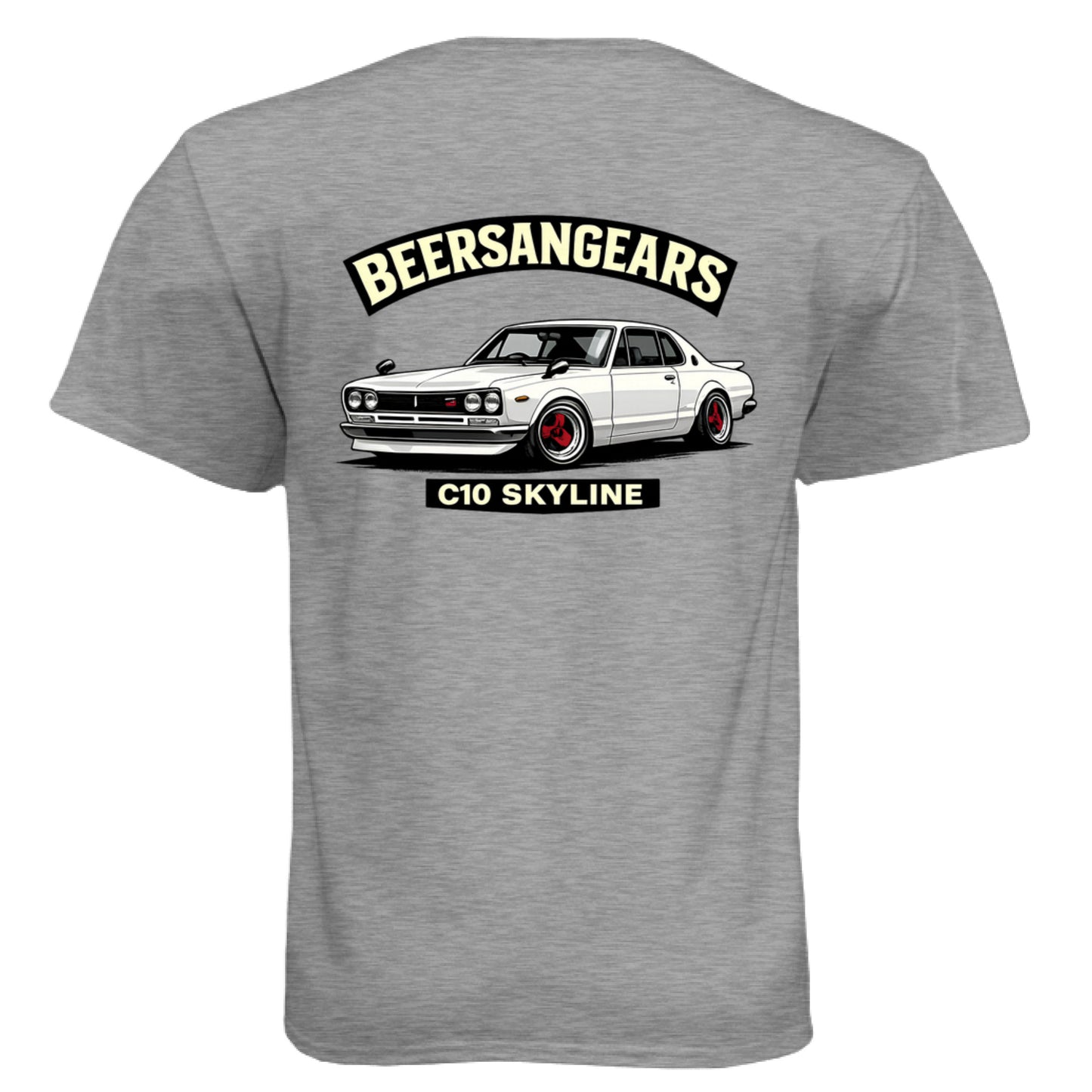 Dark Heather Grey (60/40) - BACK