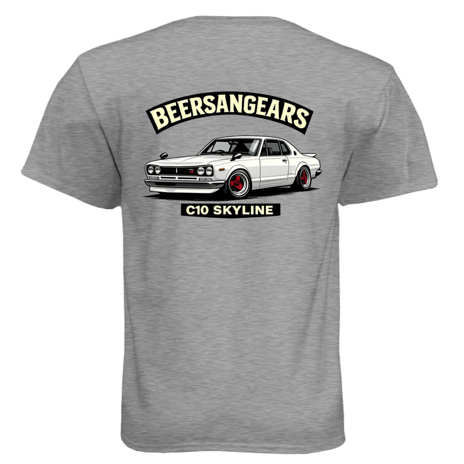 Dark Heather Grey (60/40) - BACK